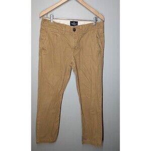 American Eagle Pants Mens 32x32 Tan Original Straight Cotton Khakis Mens 33x30
